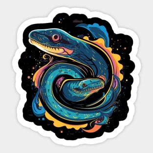 Eel Fathers Day Sticker